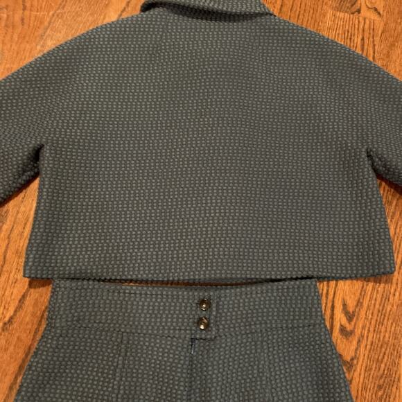 RED VALENTINO Women Green Blazer Jacket And Skirt Suit Size 10 - Picture 13 of 14